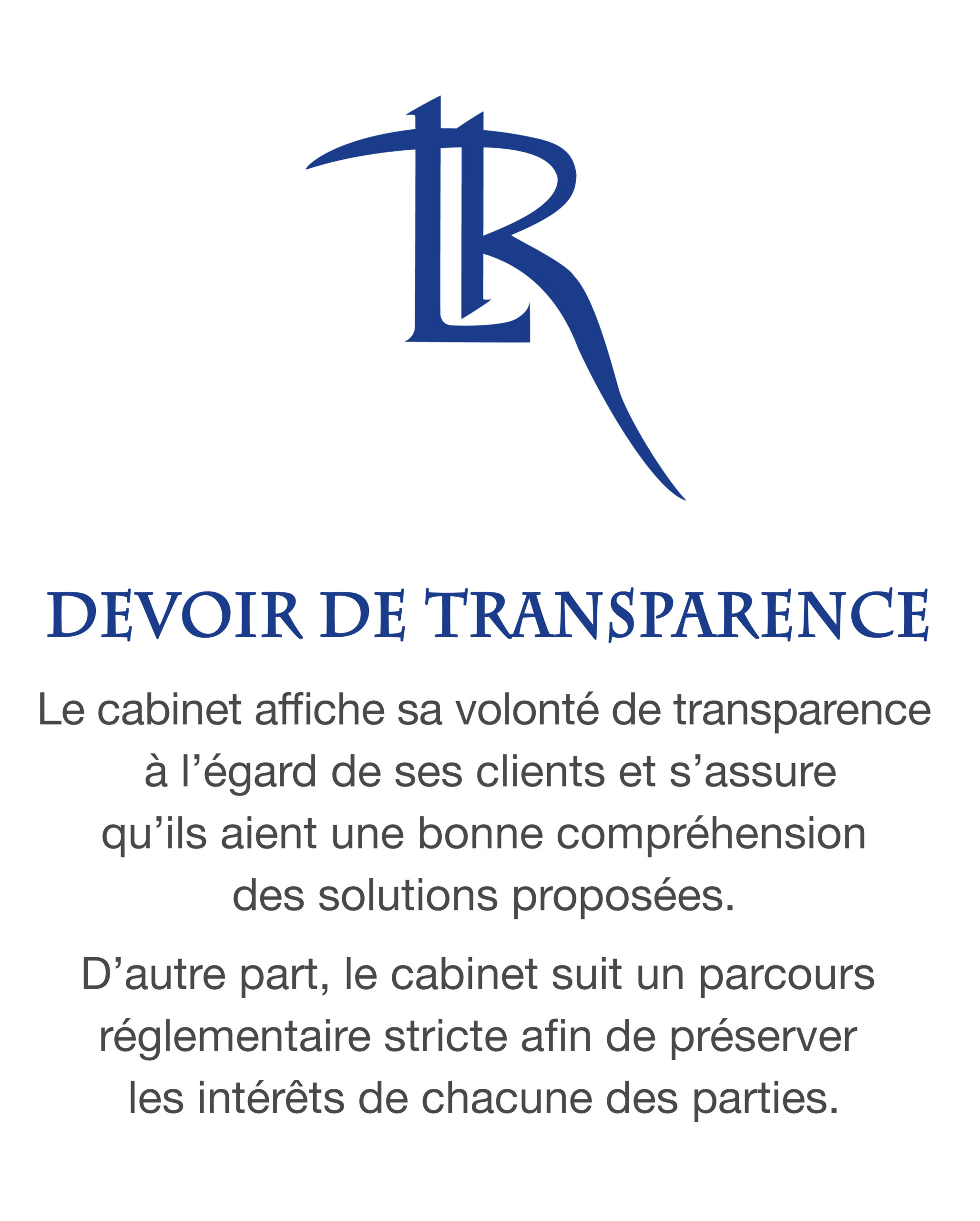 Devoir de transparence